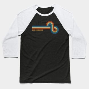 Bob Schneider Musical Note Baseball T-Shirt